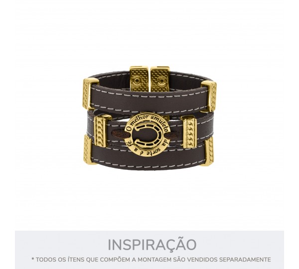 Pingente Ferradura Ouro 20mm