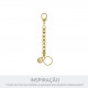 Argola de Montagem Ouro 8,5mm