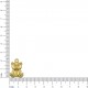 Pingente Urso Ouro 18mm