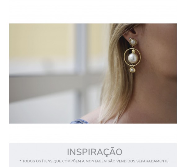 Pingente Ouro com Pérola 13mm