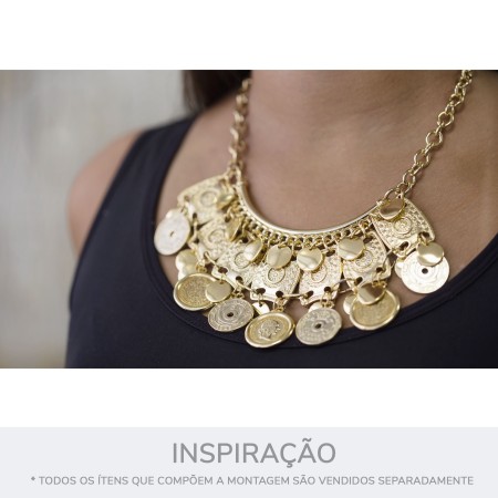 Pingente Moeda Austríaca Níquel com Argola 27mm