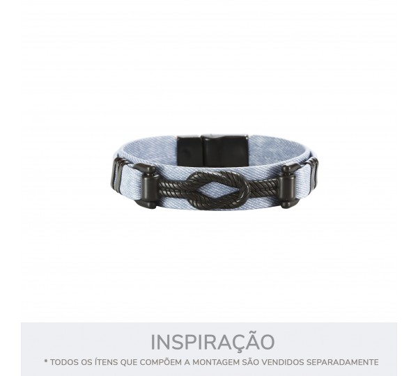 Bridão Corda Preto Fosco 63mm