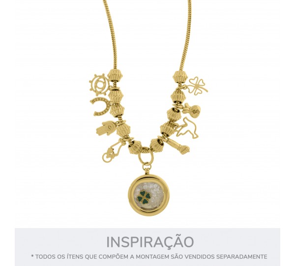 Passador Texturizado Ouro 9mm