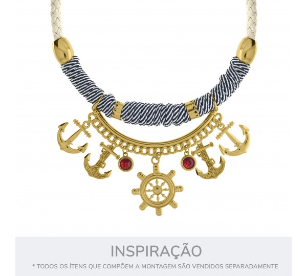 Argola de Chapa Ouro 9mm