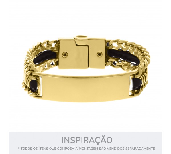 Bridão Liso Ouro 52mm
