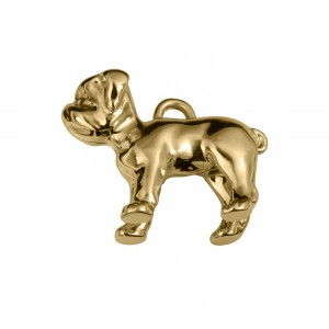 Pingente Cão Ouro 33mm
