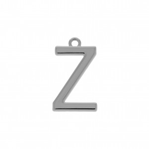 Pingente Letra Z Níquel 28mm