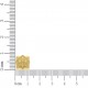Passador Ouro Flor-de-Lis 14mm