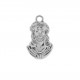Pingente Jesus Cristo Níquel 23mm