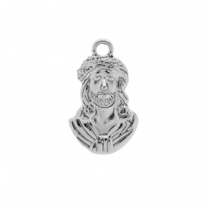 Pingente Jesus Cristo Níquel 23mm