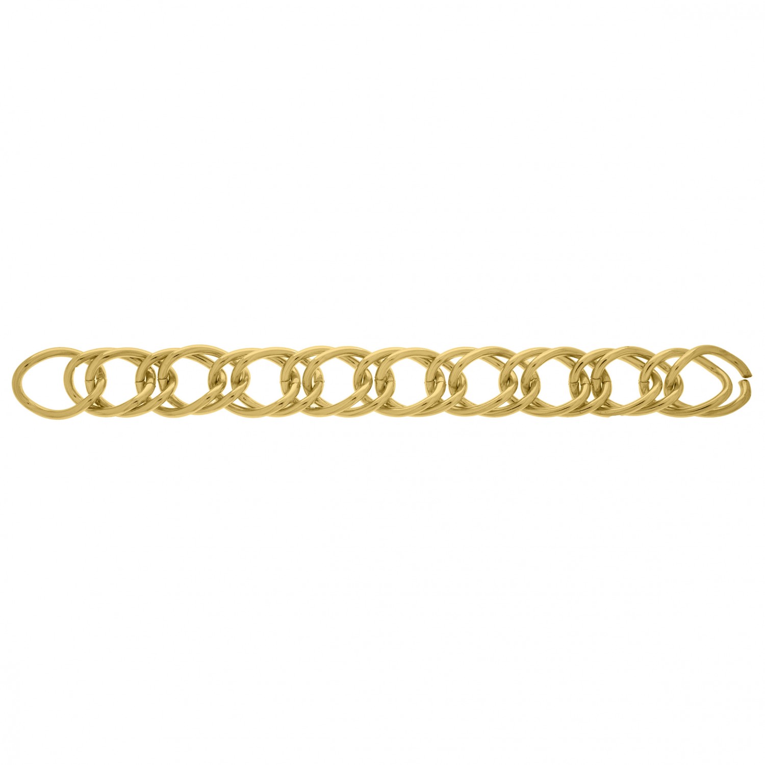 Montagem de Corrente para Pulseira Ouro 200mm