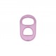 Pingente Lacre Latinha Pink Metalizado 26mm