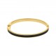 Pulseira Fina Ouro com Preto 67mm