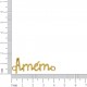 Passa Tira Amém Ouro 41mm