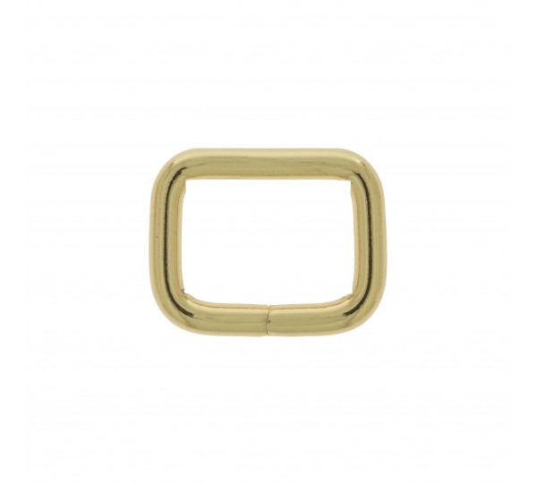 Argola para Bolsa Quadrada Ouro 21mm