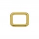Argola Quadrada Ouro 32mm