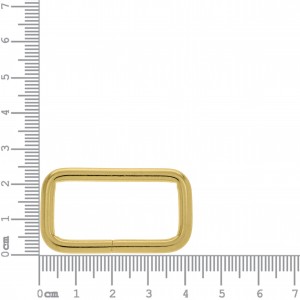 Argola para Bolsa Quadrada Ouro 35mm