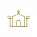 Pingente Igreja Trancoso Ouro 32mm