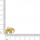 Pingente Elefante Indiano Ouro 21mm