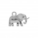 Pingente Elefante Indiano Níquel 21mm