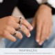 Anel Masculino Largo Níquel Black N°26