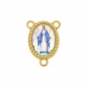 Entremeio Terço Nossa Senhora das Graças Ouro 26mm