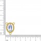 Entremeio Terço Nossa Senhora das Graças Ouro 26mm
