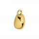 Pingente Orgânico com Curvatura Ouro 14mm