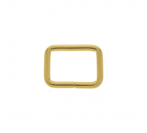 Argola para Bolsa Quadrada Ouro 25mm