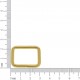 Argola para Bolsa Quadrada Ouro 34mm