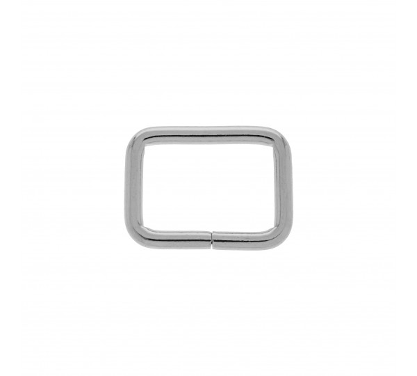 Argola para Bolsa Quadrada Níquel 25mm