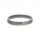 Pulseira Pai Nosso Grafite Escovado 76mm
