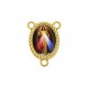 Entremeio Terço Jesus Misericordioso Ouro 26mm