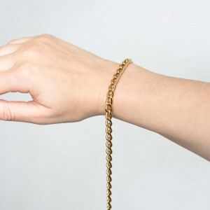 Corrente Elo Grumet Ouro 6,95mm