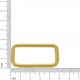 Argola Quadrada Ouro 40mm