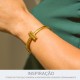 Base para Pulseira Ouro 66mm