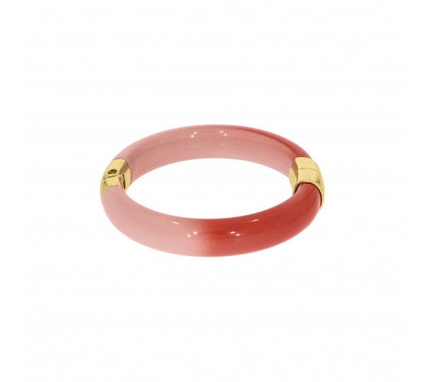 Pulseira Ouro com Degradê Rosa 77mm