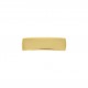 Placa Retangular Ouro com Garra 33mm