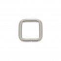 Argola para Bolsa Quadrada Níquel 15mm