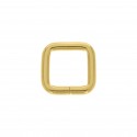 Argola para Bolsa Quadrada Ouro 15mm
