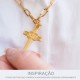 Pingente Crucifixo Níquel 32mm