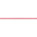 Tira Chata Rosa Bebê de Camurça 3mm