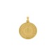 Pingente Santo Anjo Ouro 26mm