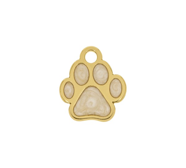 Pingente Patinha Ouro com Pérola 27mm