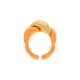 Anel de Corda Laranja com Ouro N° 19