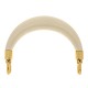 Alça para Bolsa Off White com Ouro 132mm