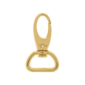 Mosquetão Ouro 57mm com Abertura 25mm