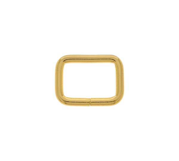 Argola para Bolsa Quadrada Ouro 25mm