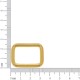 Argola para Bolsa Quadrada Ouro 25mm