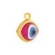Pingente Maxi Olho Grego Rosa Ouro 41mm
